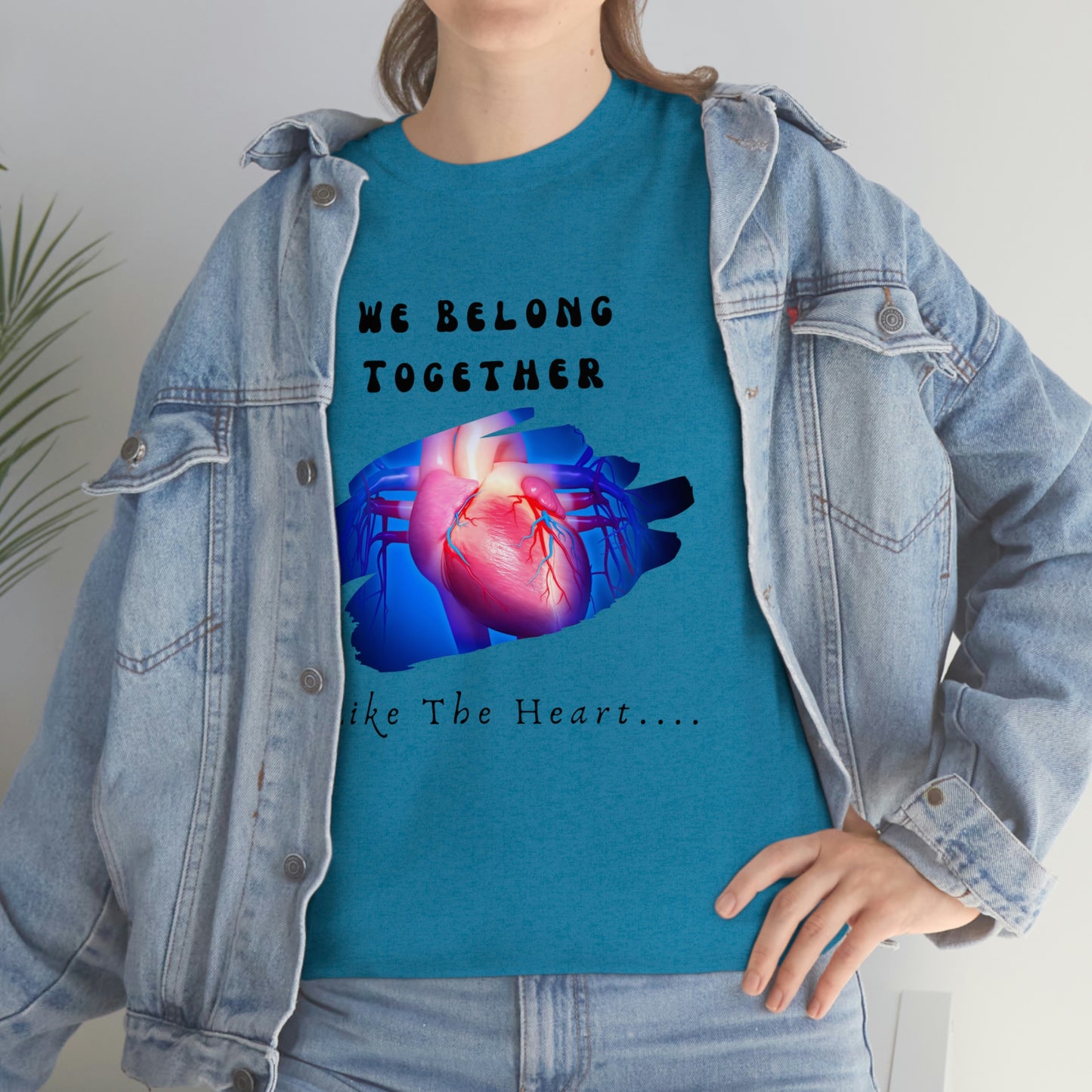 Stronger Together, Love, Unisex Heavy Cotton Tee