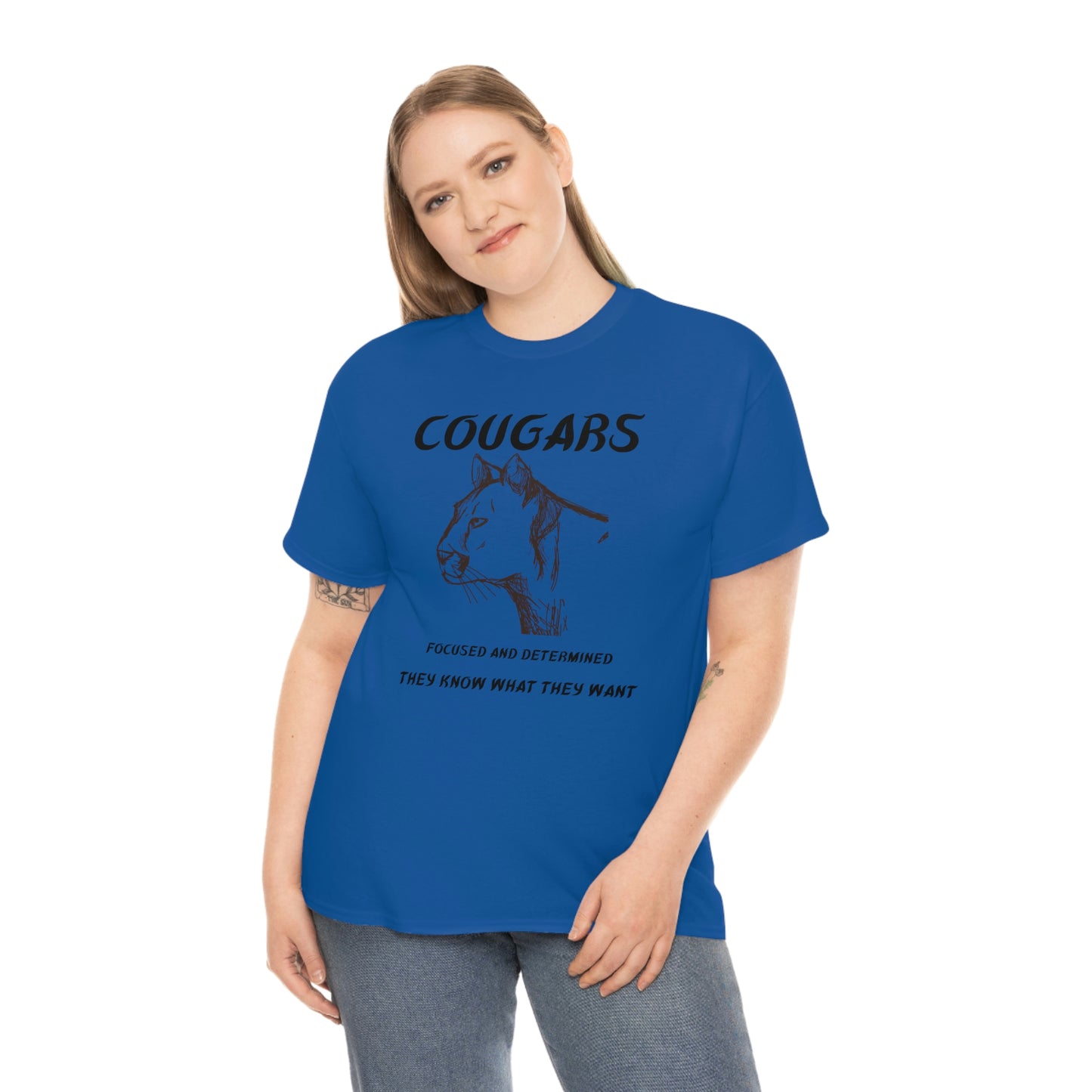 Cougars Unisex Heavy Cotton Tee