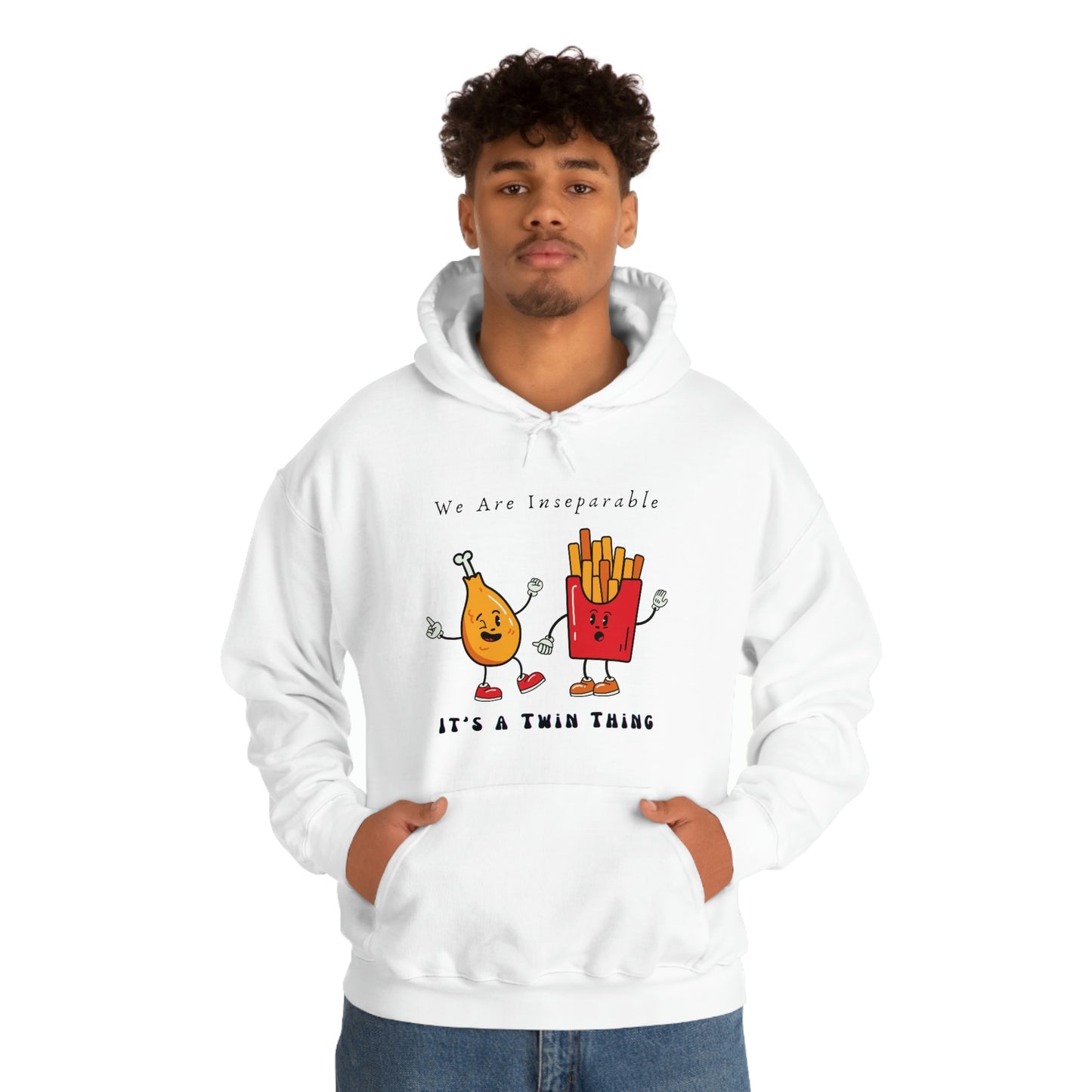 Twin, Unisex Heavy Blend™ Hooded Sweatshirt