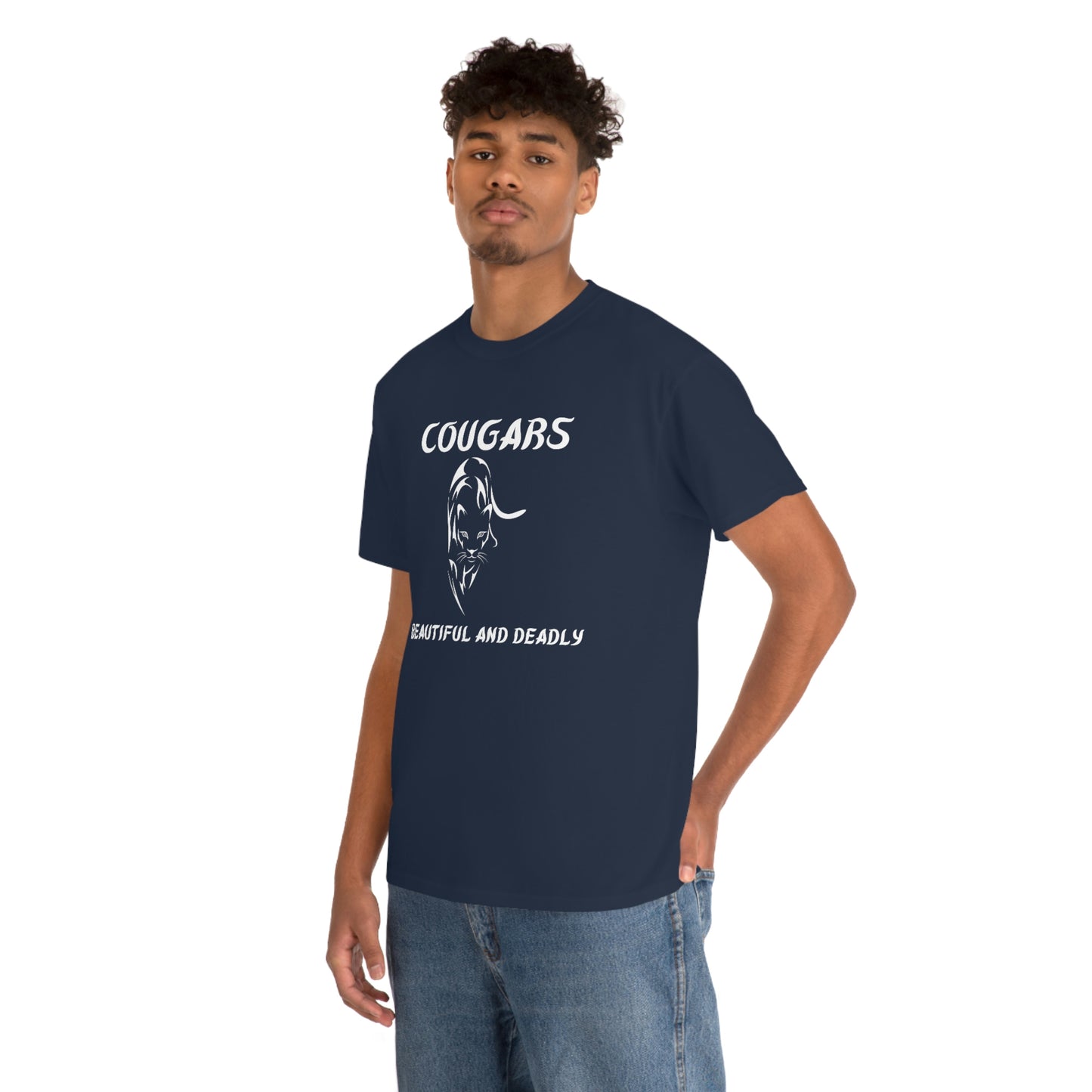 Cougars Unisex Heavy Cotton Tee