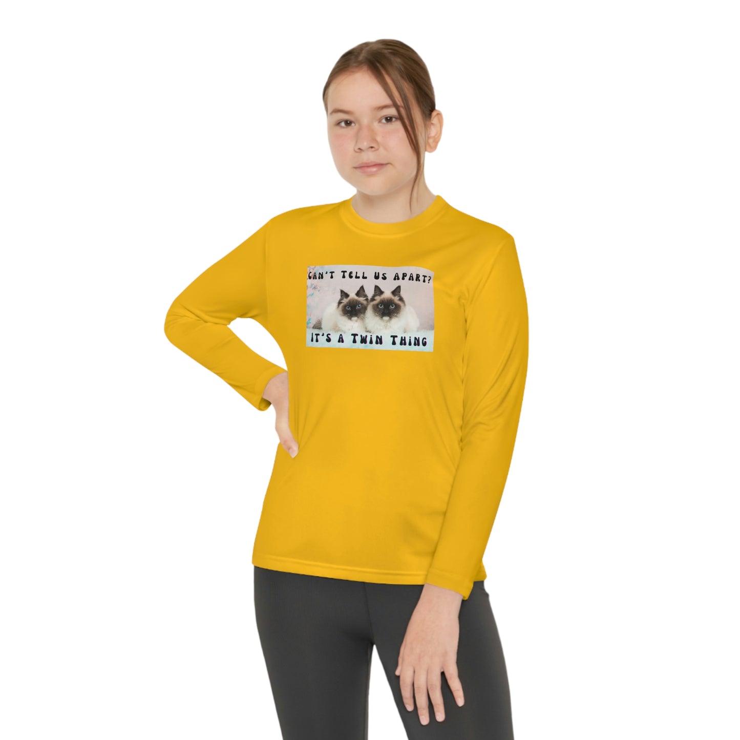 Twin, Youth Long Sleeve Competitor Tee