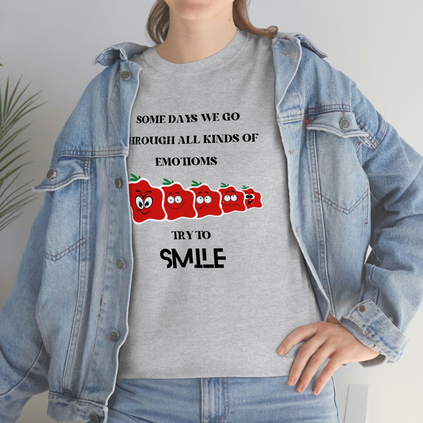 Smile Unisex Heavy Cotton Tee