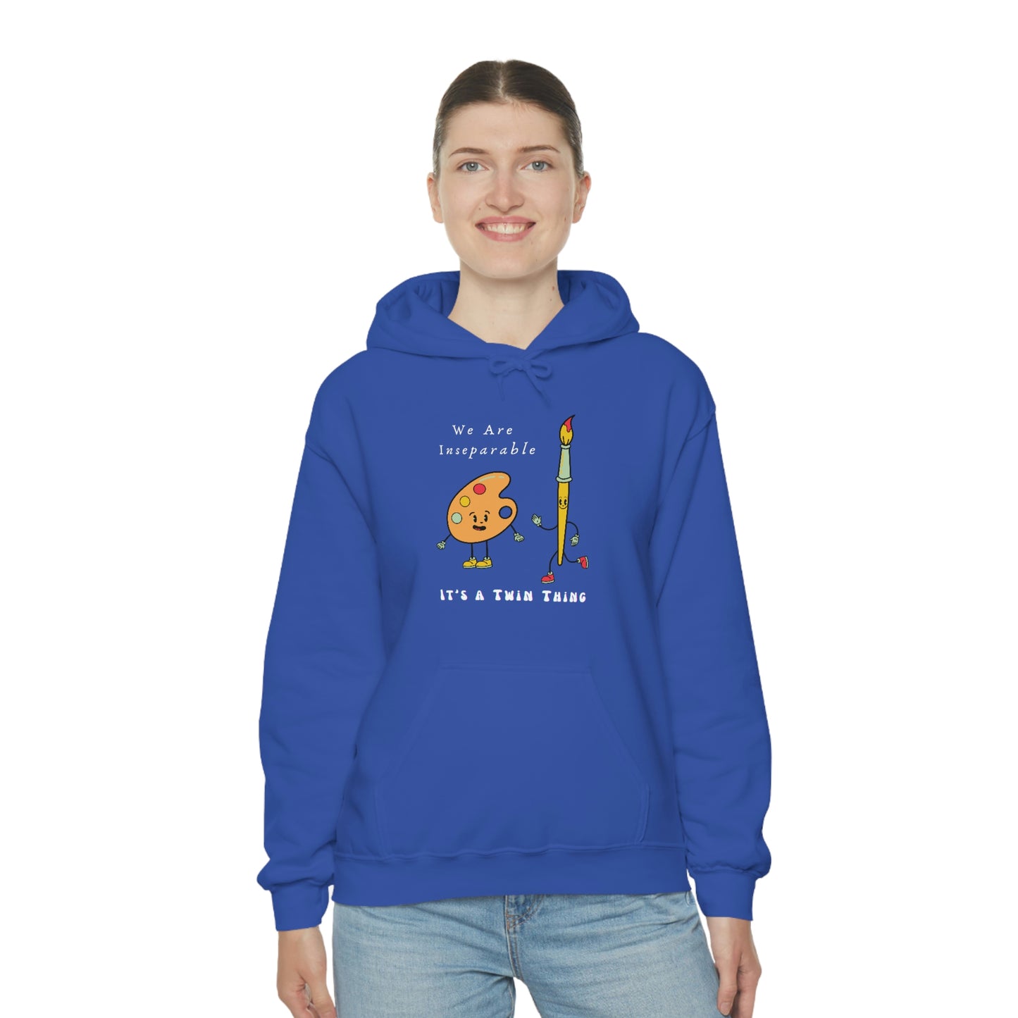 Twin, Unisex Heavy Blend™ Hooded Sweatshirt