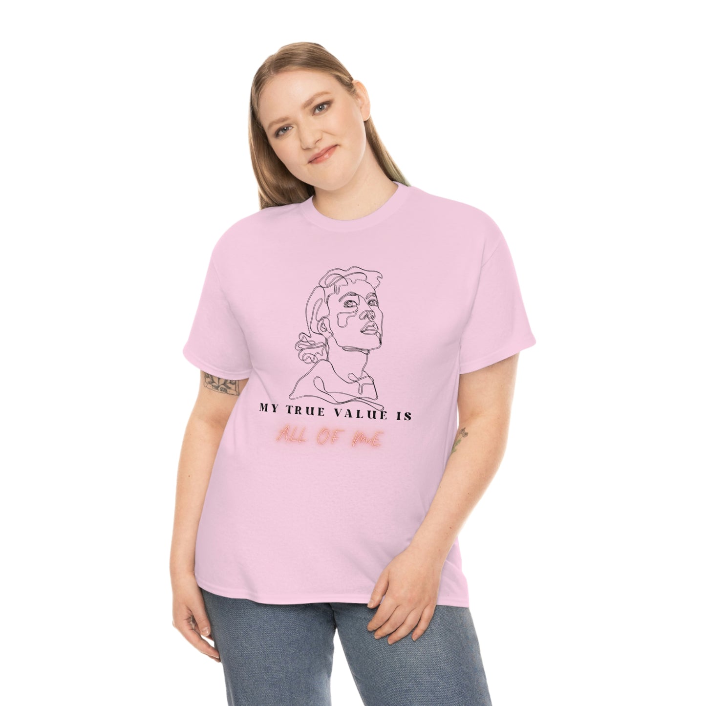 Woman's True value Unisex Heavy Cotton Tee