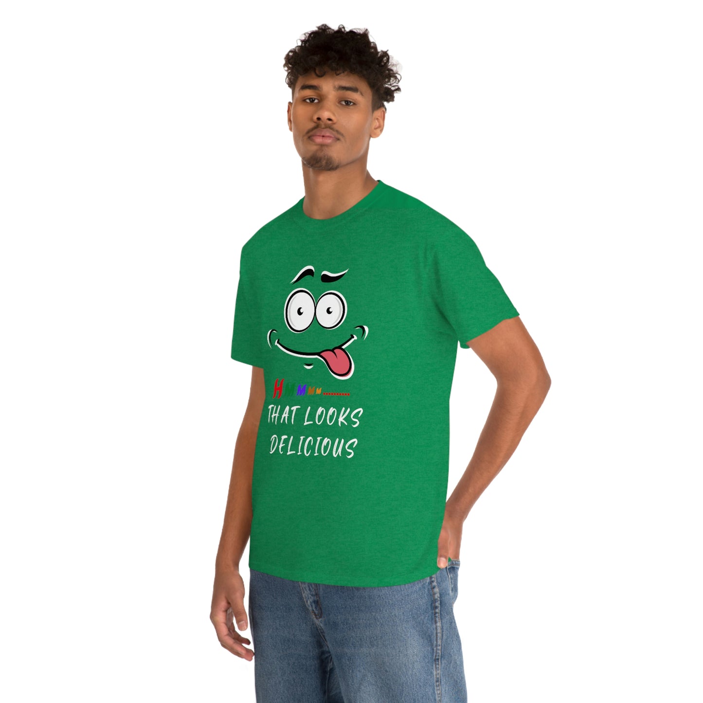 Hmmm, Funny, Unisex Heavy Cotton Tee