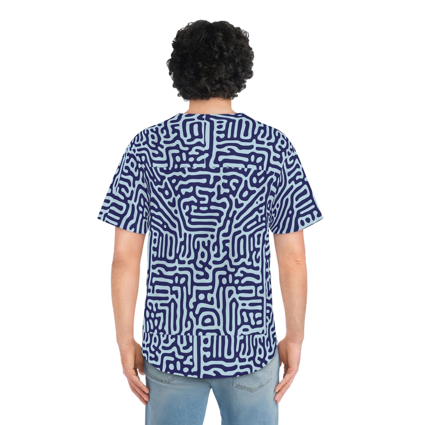 Exotic Print Baseball Jersey