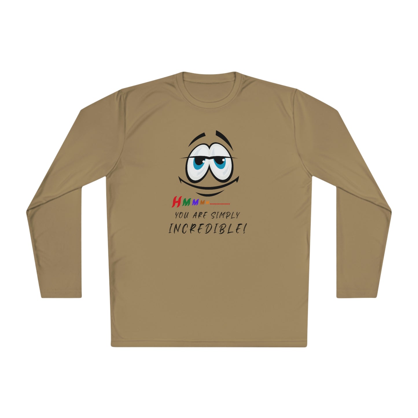 Hmmm, Unisex Lightweight Long Sleeve Tee