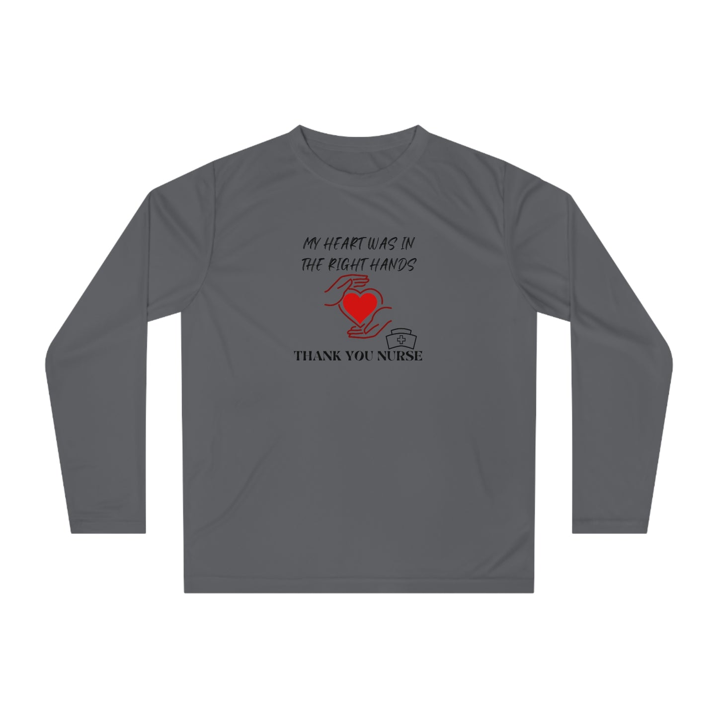 Medical, CVICU, EKG, Unisex Performance Long Sleeve Shirt