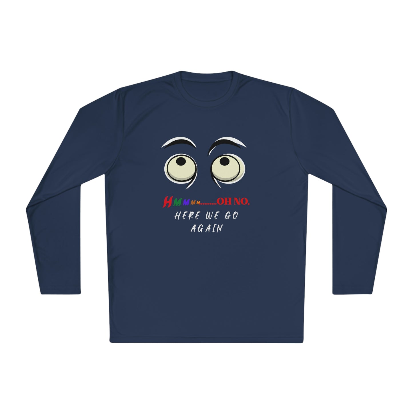 Hmmm, Unisex Lightweight Long Sleeve Tee