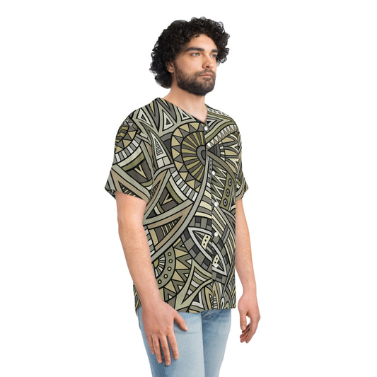 Exotic Print Baseball Jersey