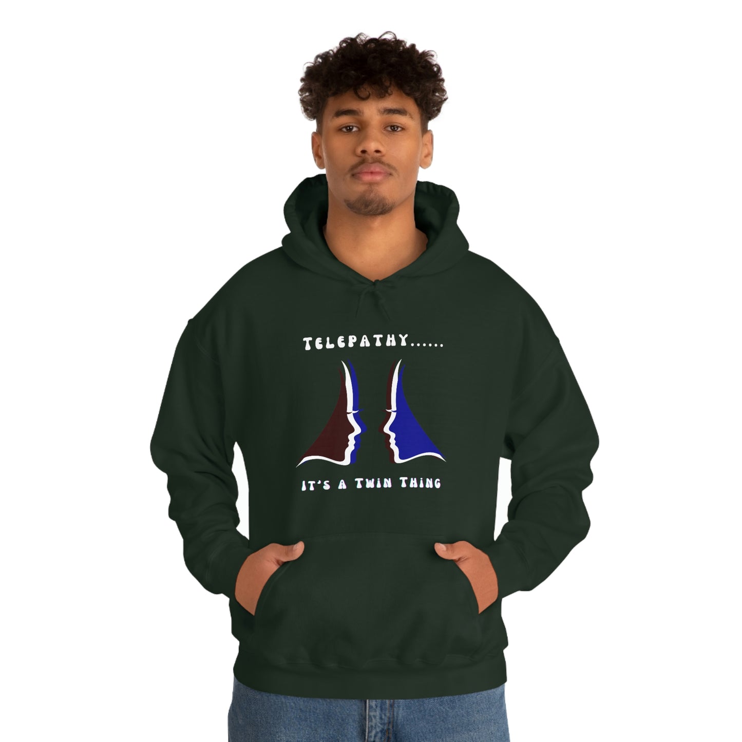 Twin, Unisex Heavy Blend™ Hooded Sweatshirt