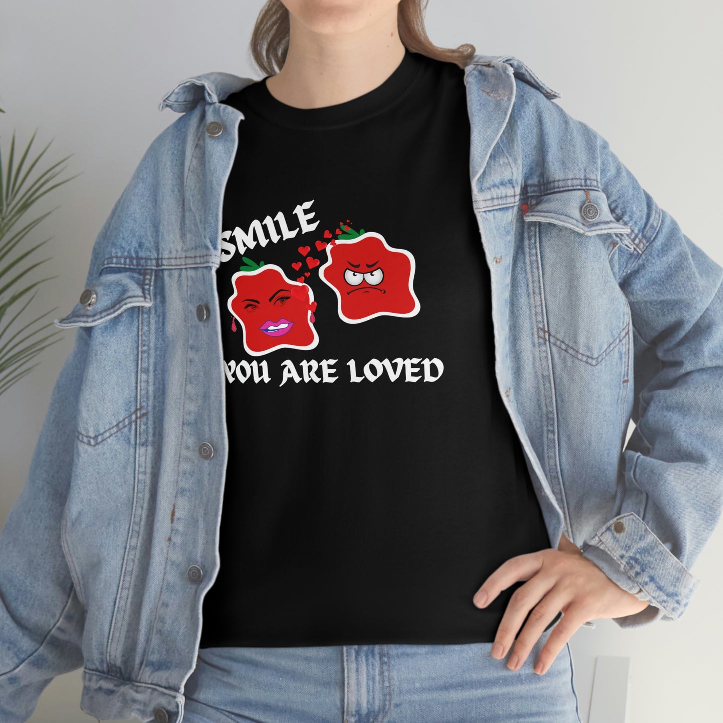 Smile, You Are Loved Unisex Heavy Cotton Tee