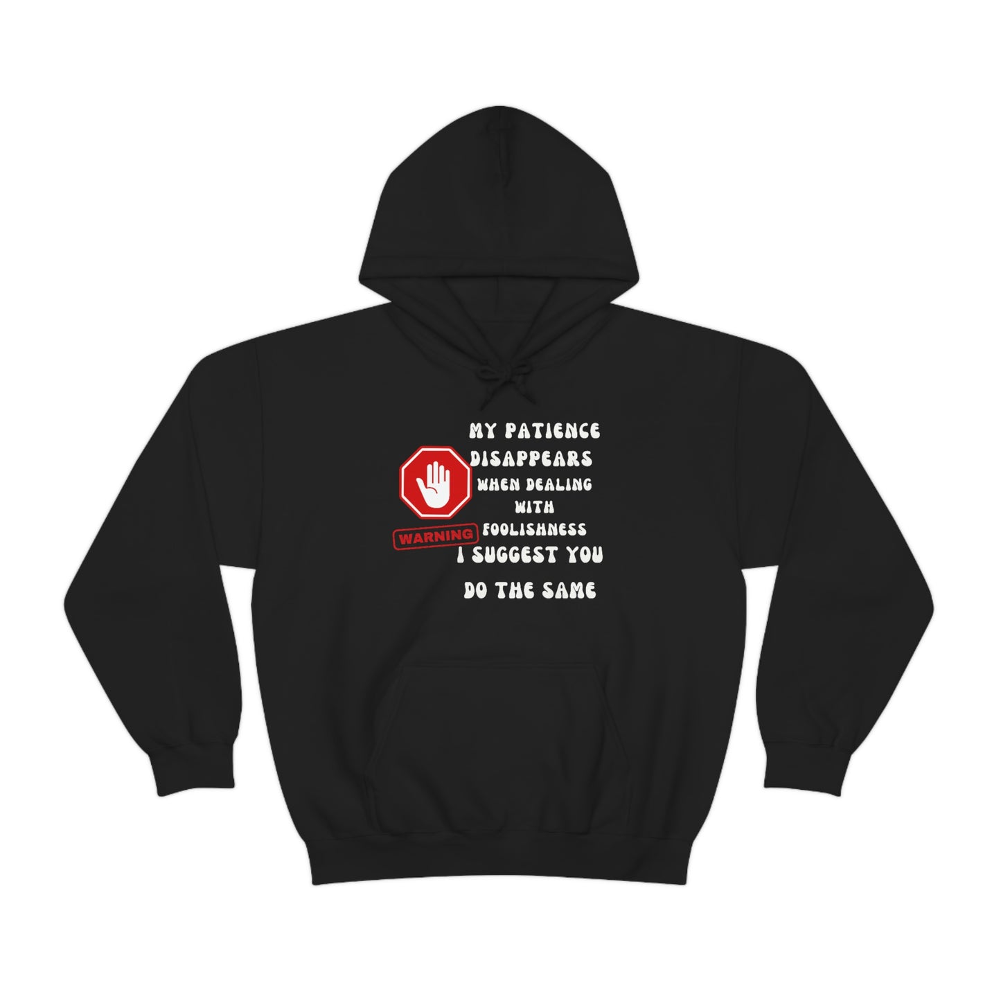 Warning, Unisex Heavy Blend™ Hooded Sweatshirt