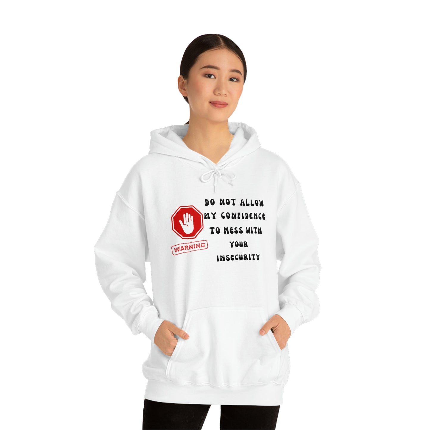 Warning, Unisex Heavy Blend™ Hooded Sweatshirt