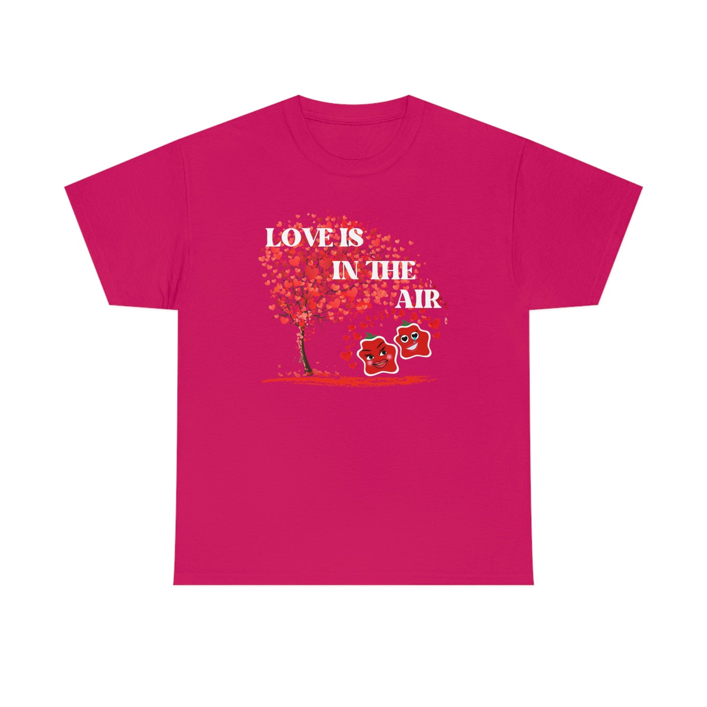 Love Is In The Air Smile Unisex Heavy Cotton Tee