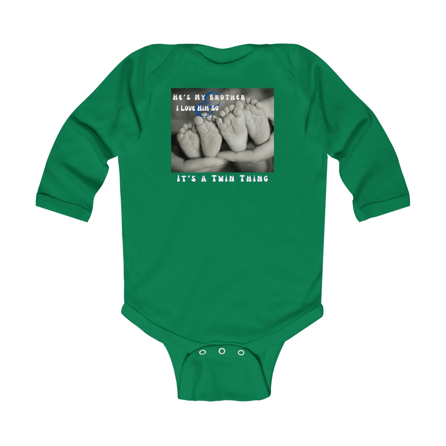 Baby Talk, Infant Long Sleeve Bodysuit