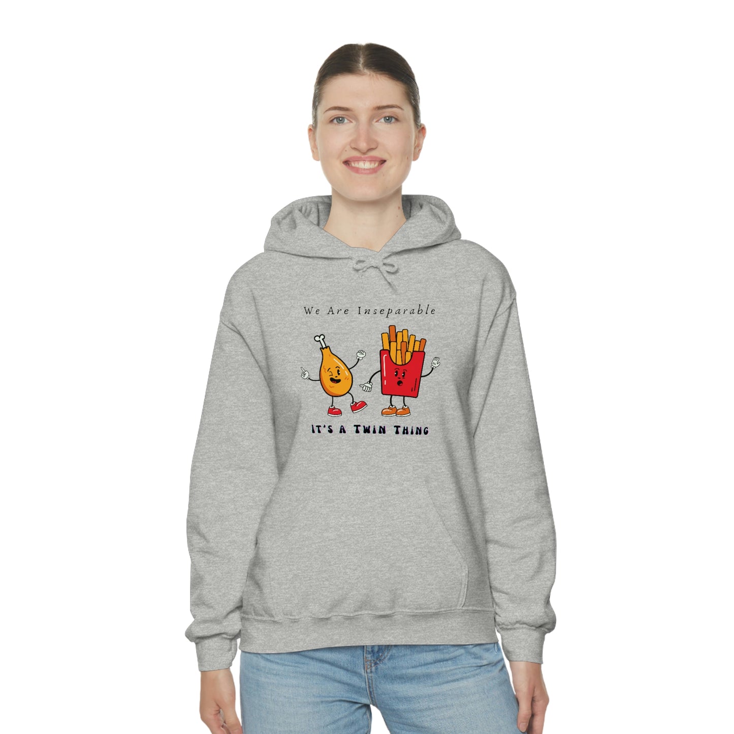 Twin, Unisex Heavy Blend™ Hooded Sweatshirt