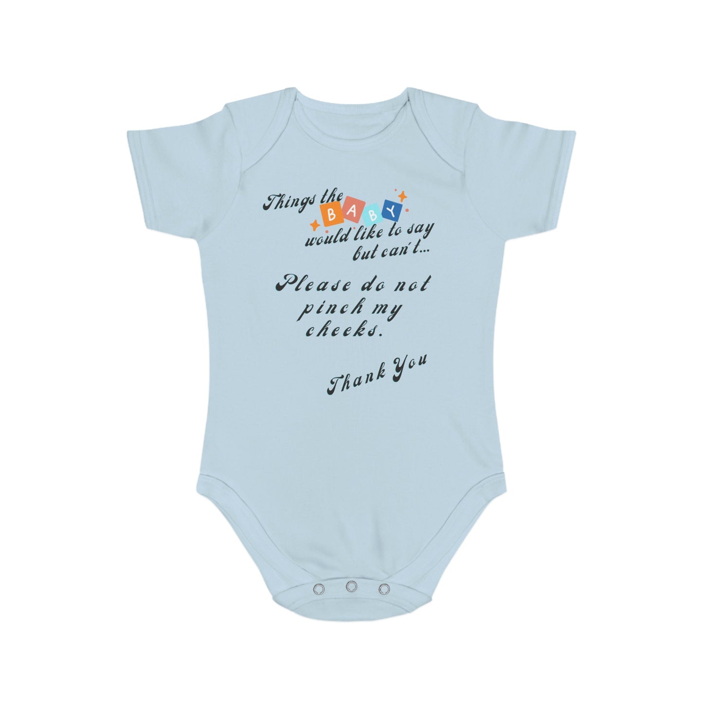 Baby Talk, Short Sleeve Baby Bodysuit