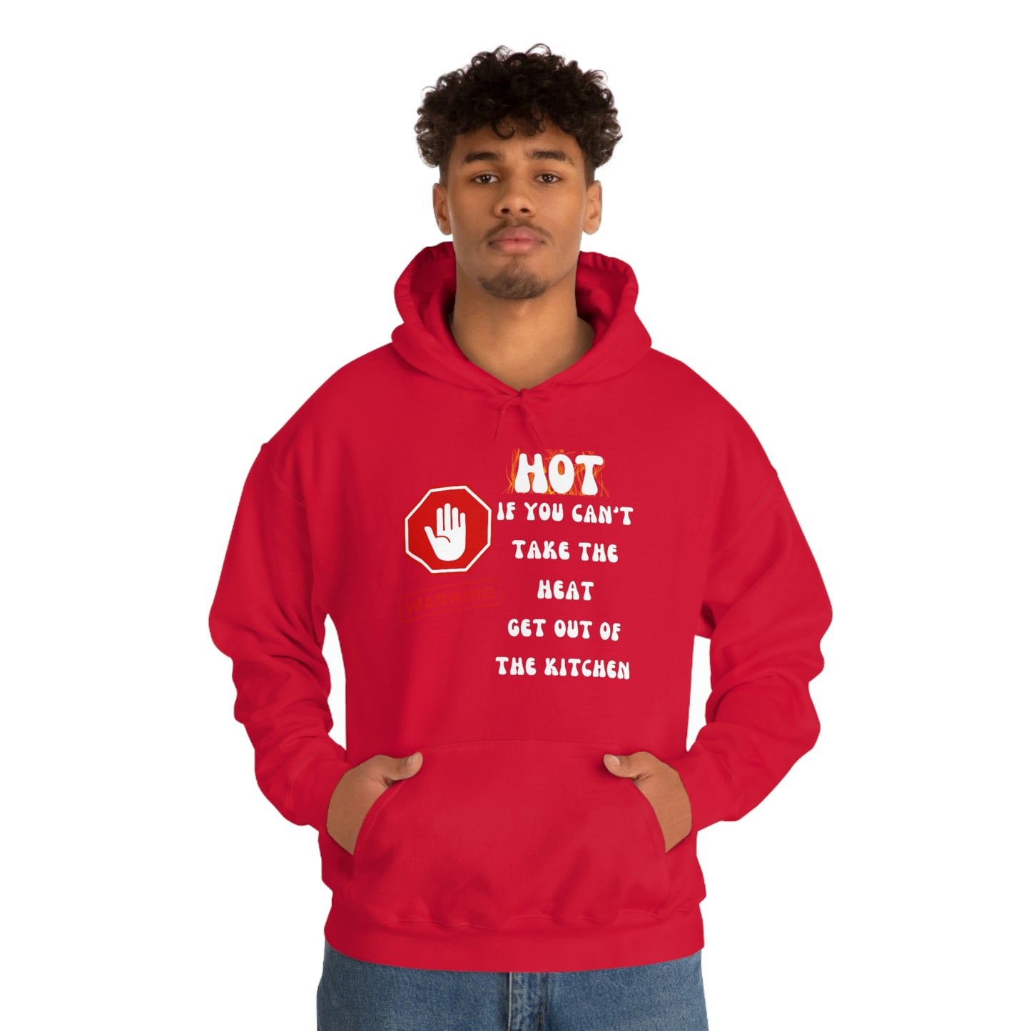 Warning, Unisex Heavy Blend™ Hooded Sweatshirt