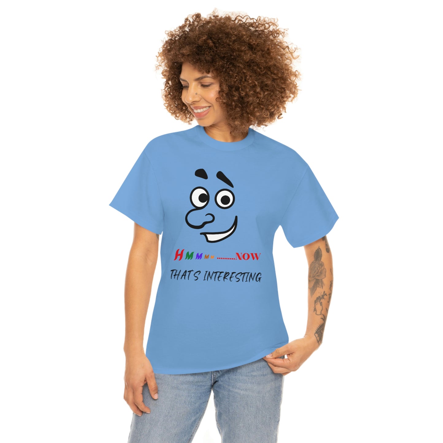 Hmmm... Now That's Interesting Unisex Heavy Cotton Tee