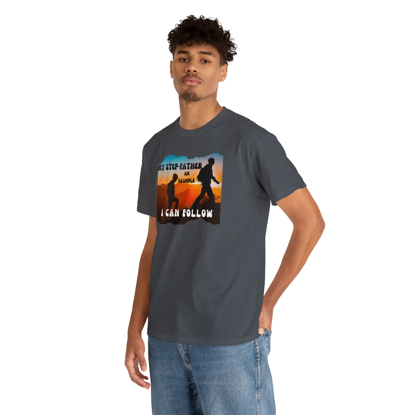 Exotic Print Father' Day Unisex Heavy Cotton Tee