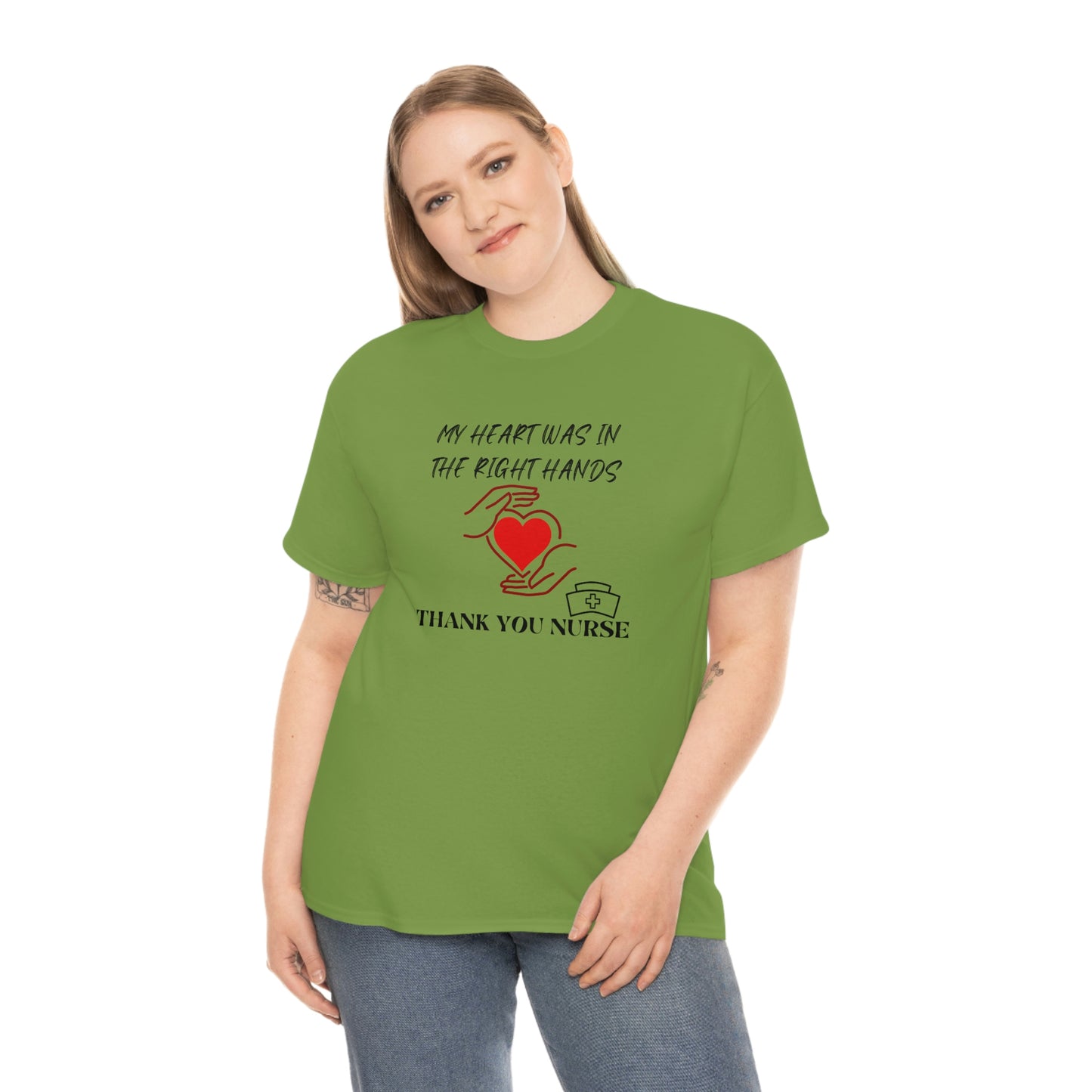 Medical, CVICU, EKG, Unisex Heavy Cotton Tee