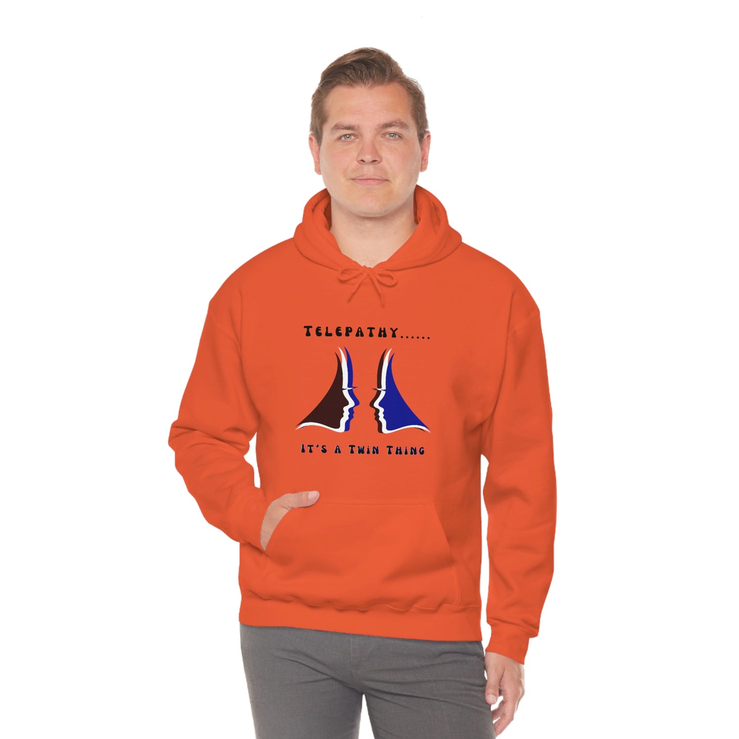 Twin, Unisex Heavy Blend™ Hooded Sweatshirt