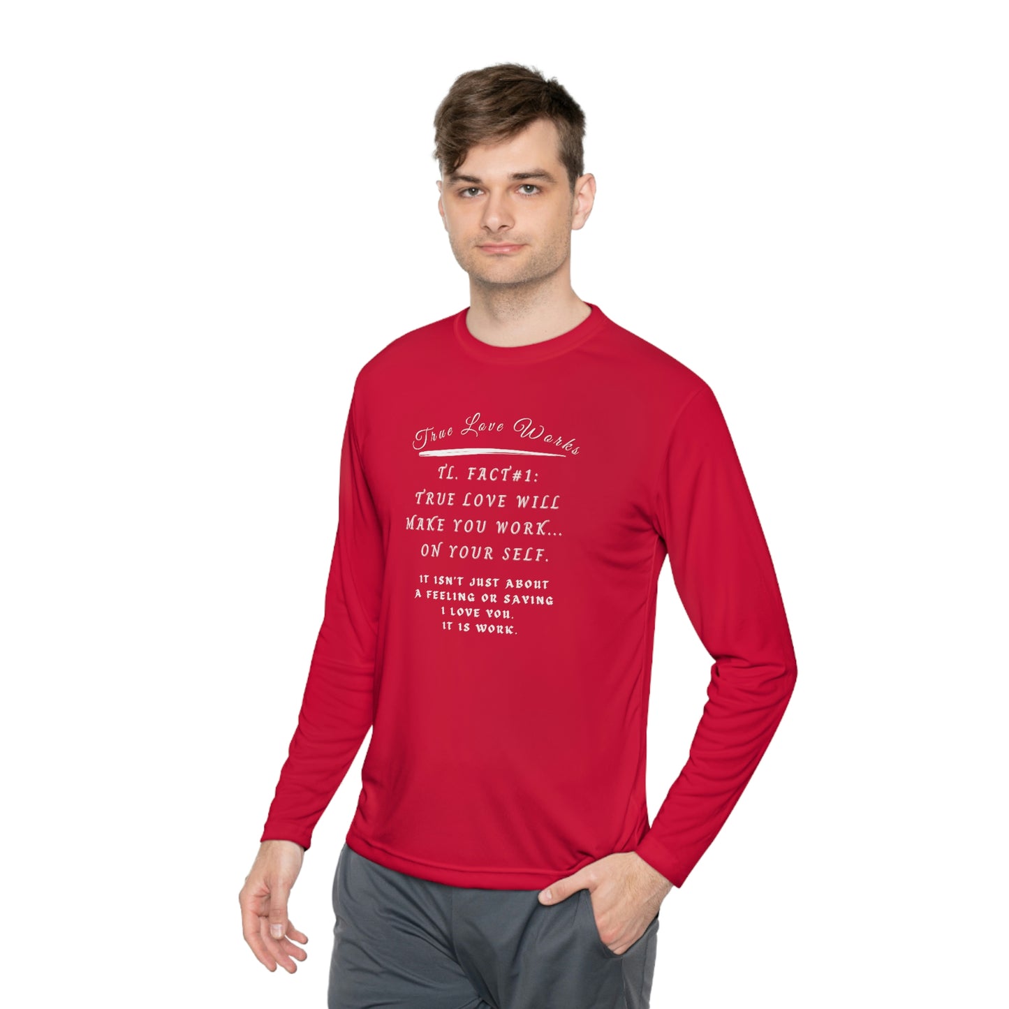 True Love, Unisex Lightweight Long Sleeve Tee