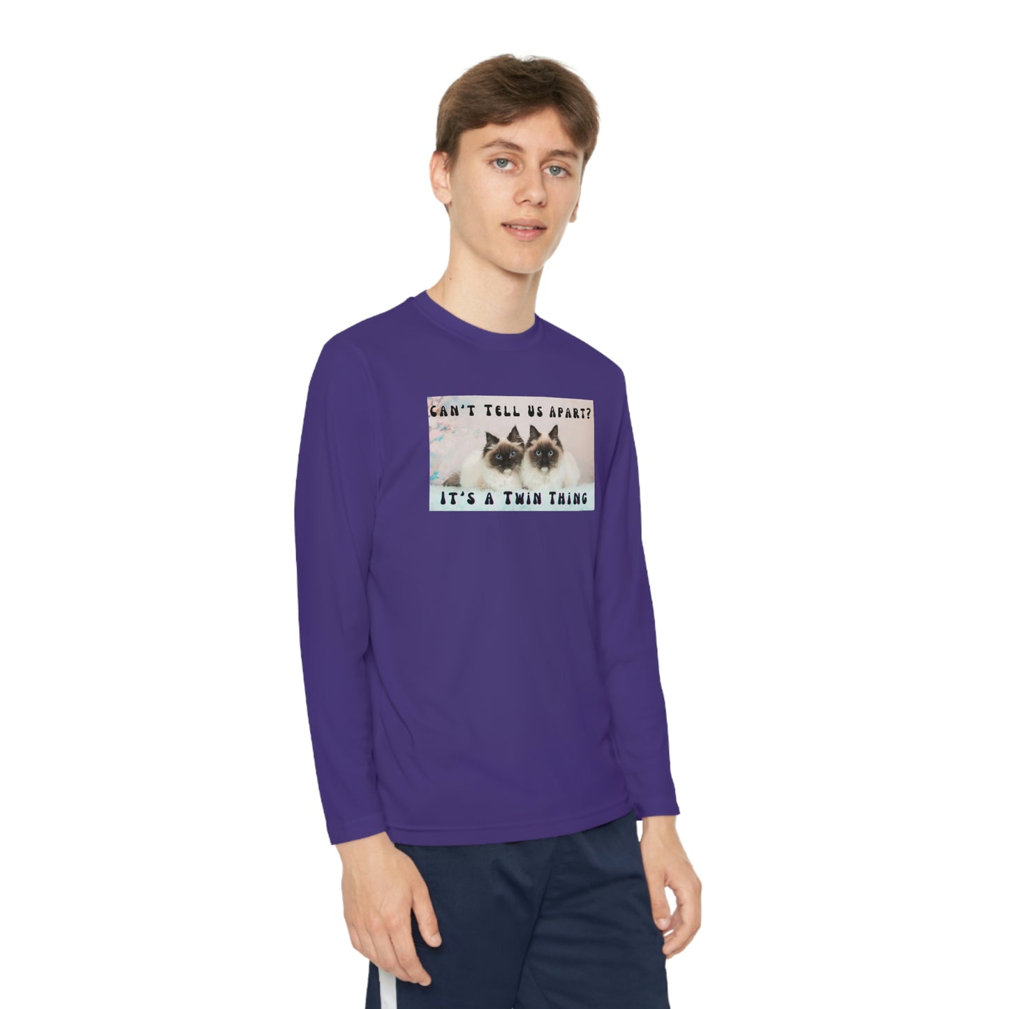 Twin, Youth Long Sleeve Competitor Tee