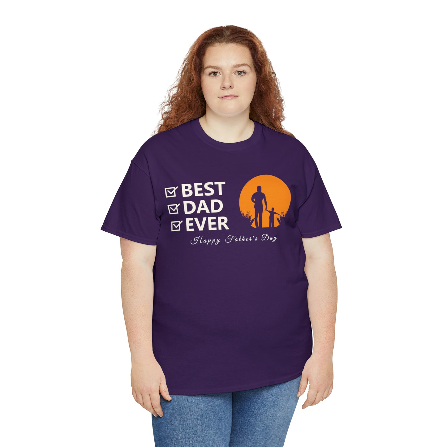 Exotic Print Father's Day Unisex Heavy Cotton Tee