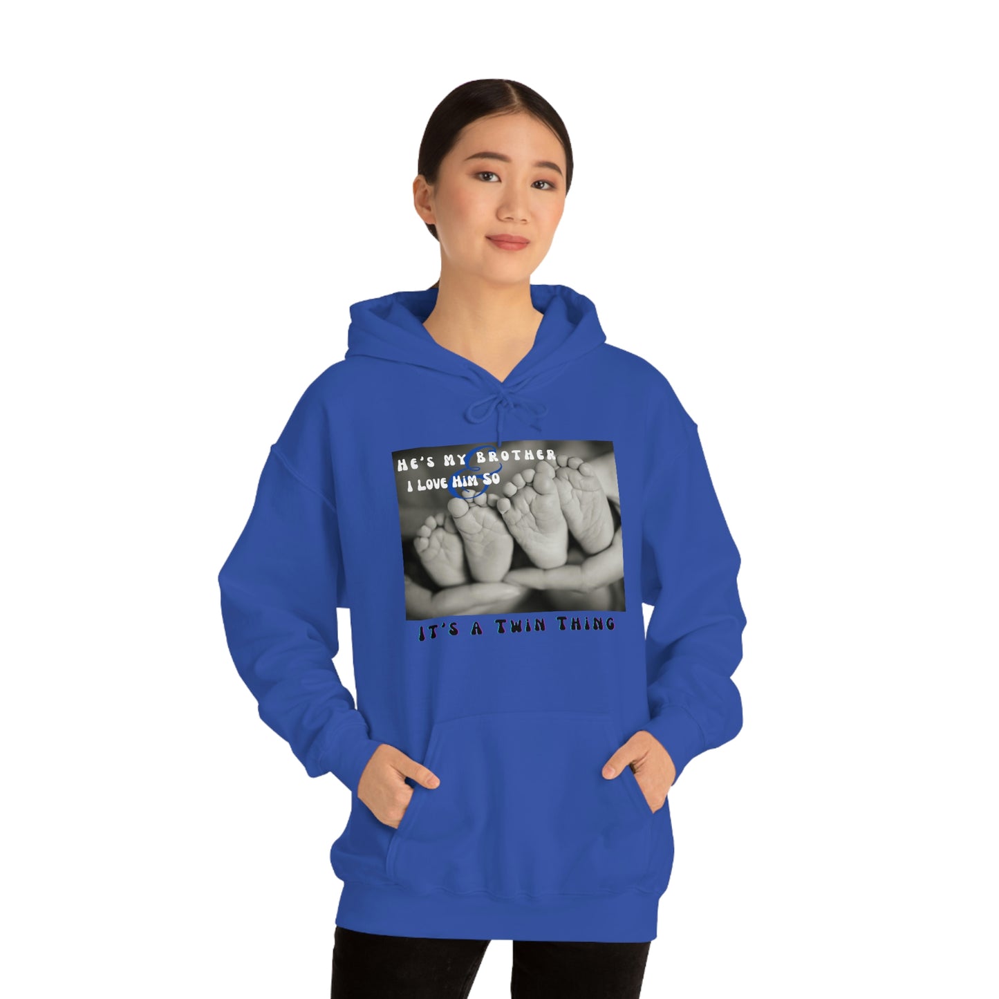 Twin, Unisex Heavy Blend™ Hooded Sweatshirt