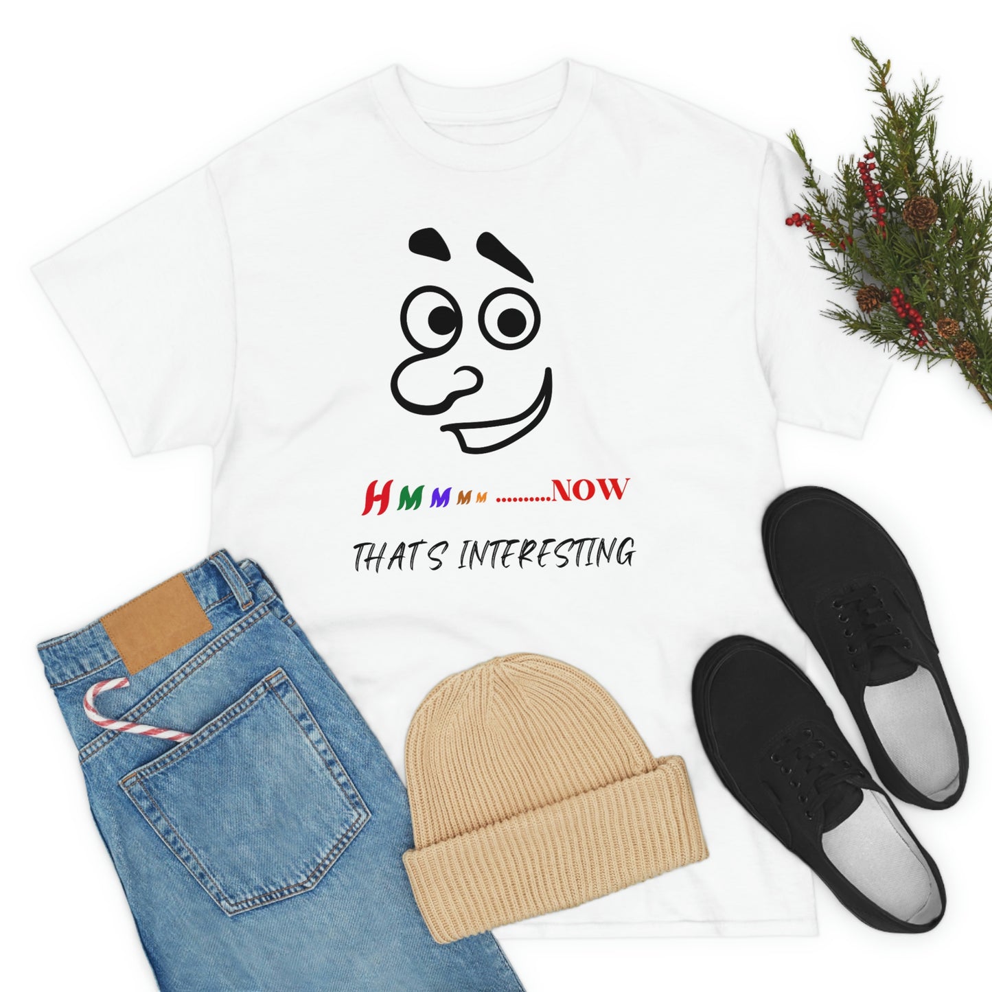 Hmmm... Now That's Interesting Unisex Heavy Cotton Tee