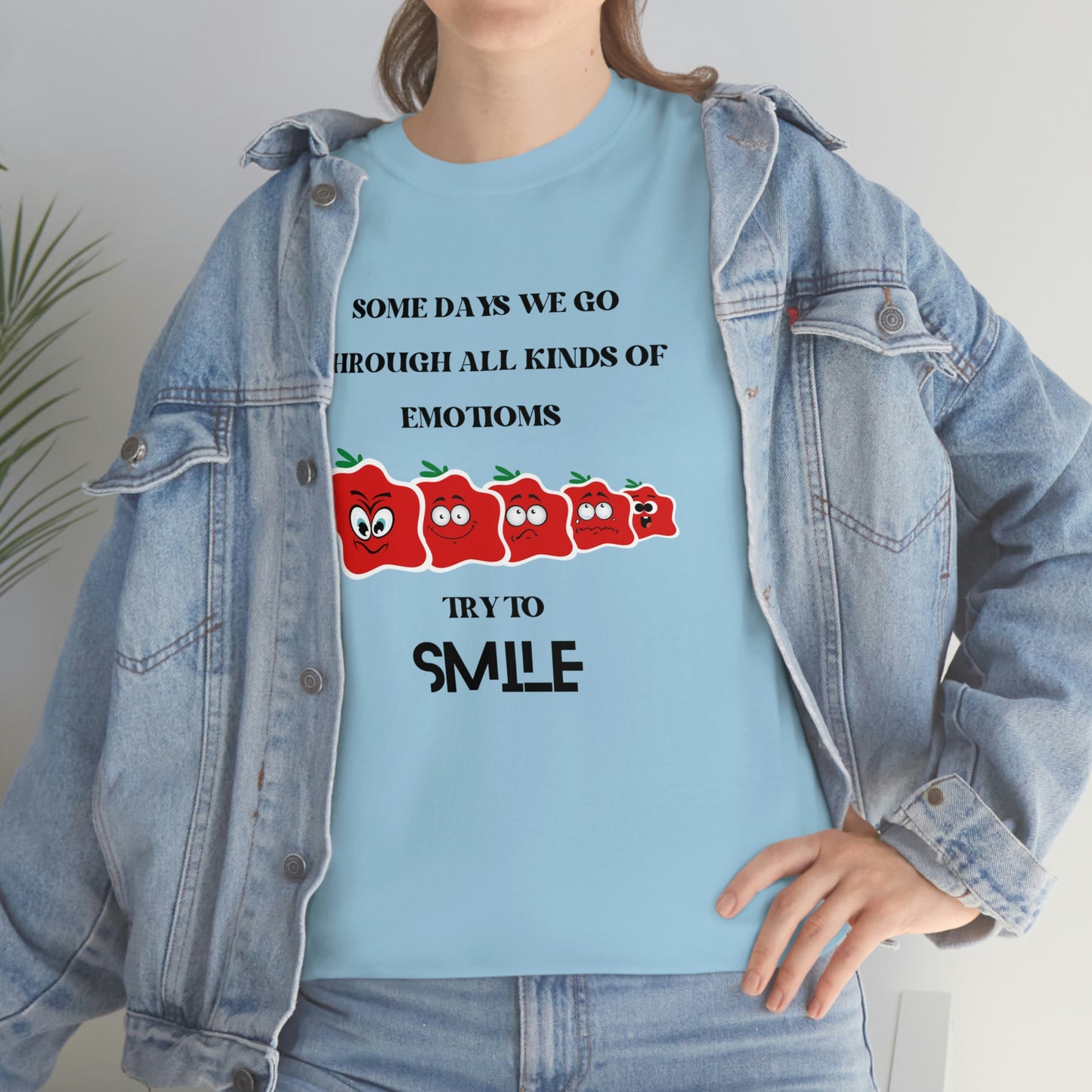 Smile Unisex Heavy Cotton Tee