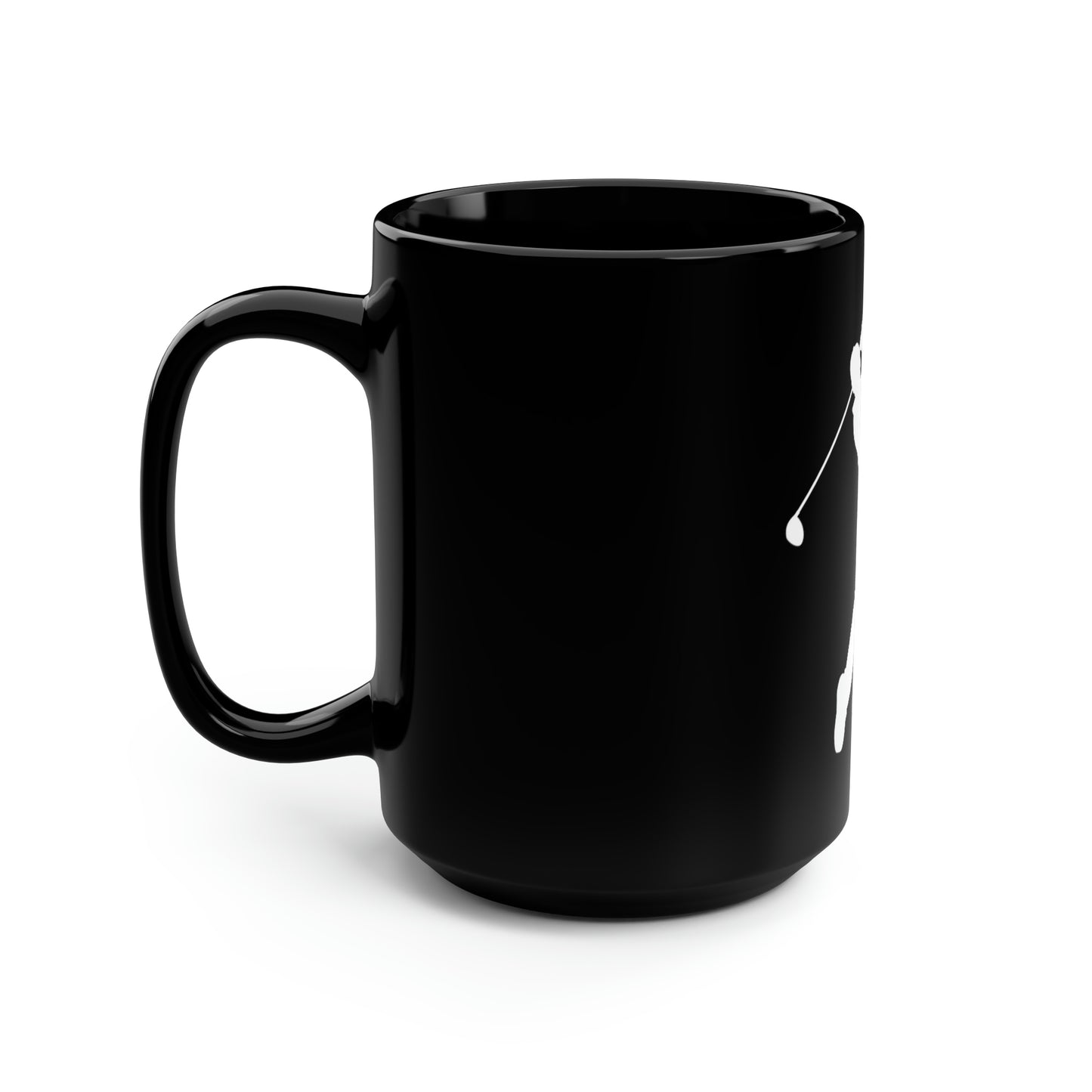 Golf Black Mug, 15oz