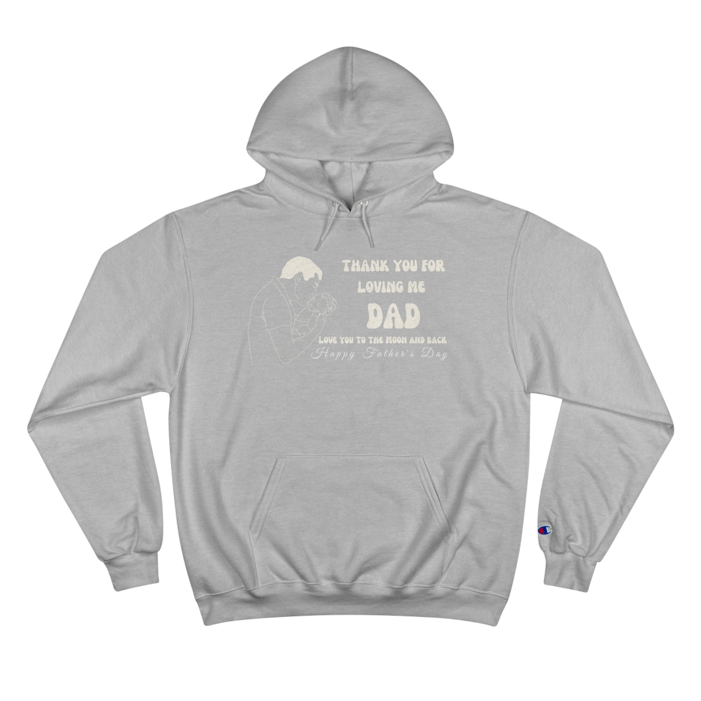 Exotic Print Father's Day Champion Hoodie