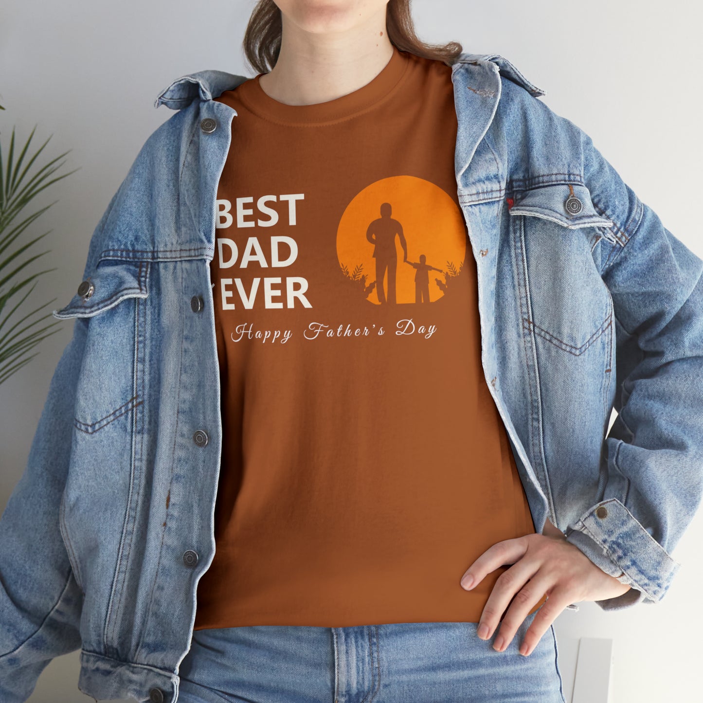 Exotic Print Father's Day Unisex Heavy Cotton Tee