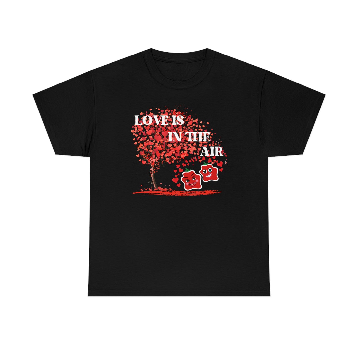 Love Is In The Air Smile Unisex Heavy Cotton Tee