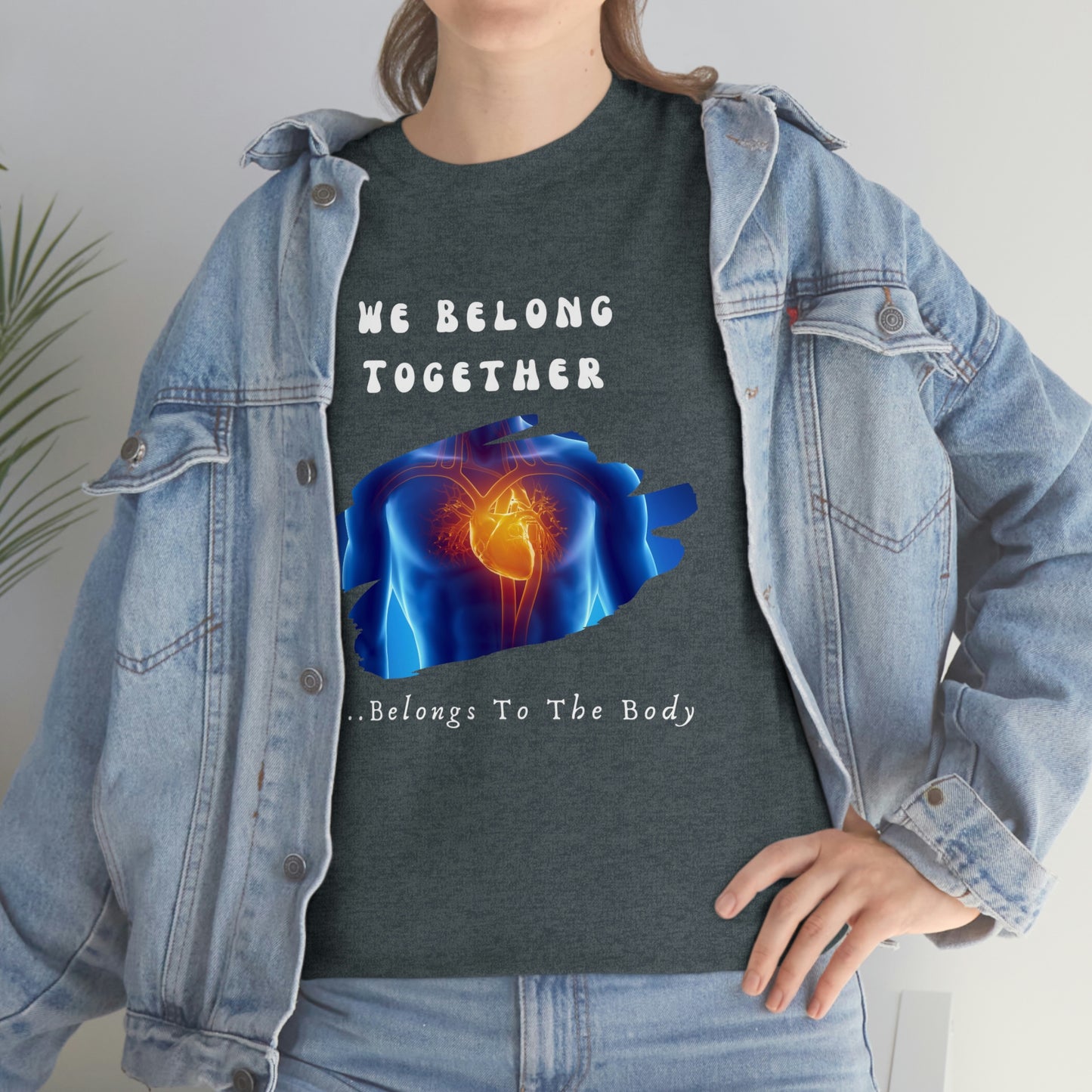 Stronger Together, Love, Unisex Heavy Cotton Tee