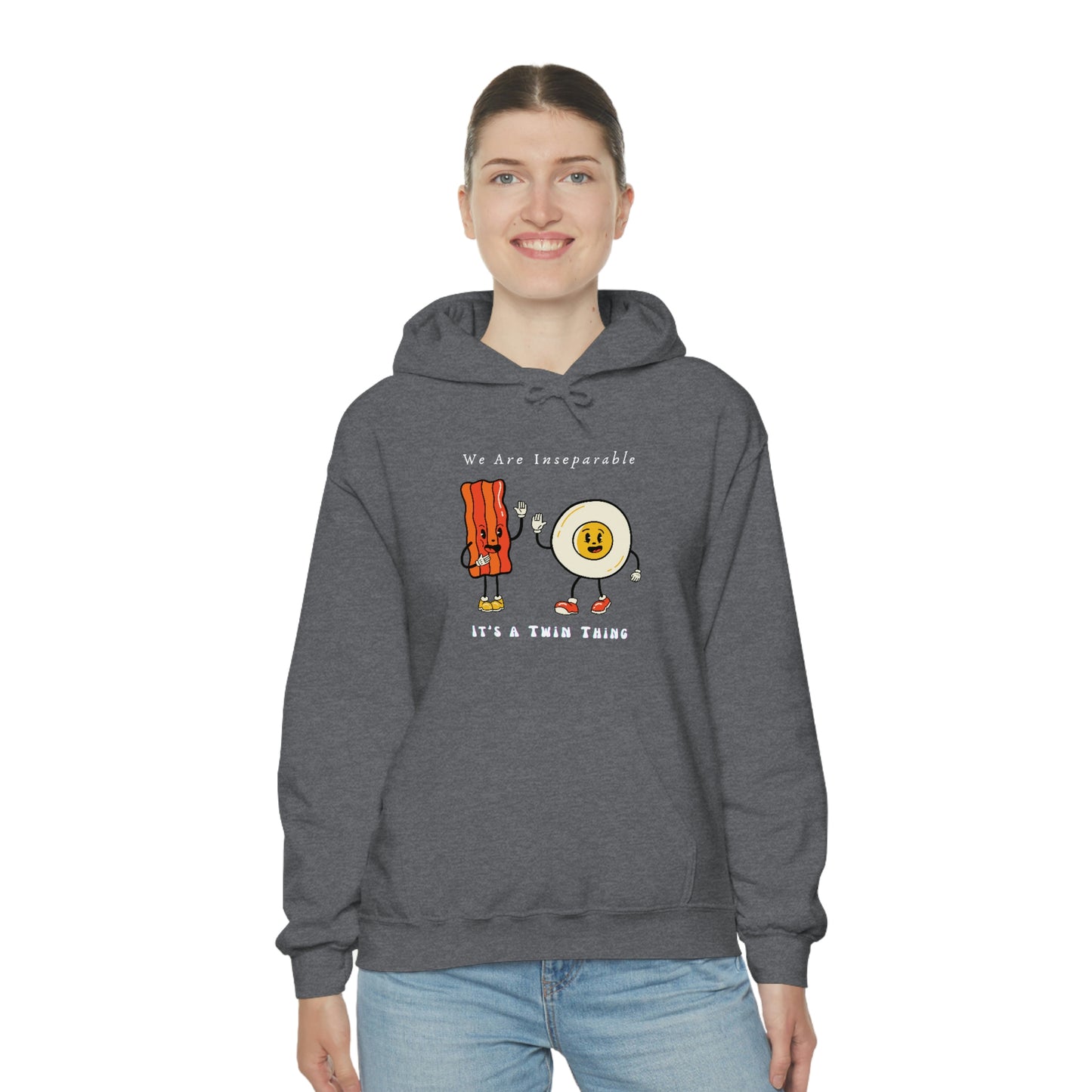 Twin, Unisex Heavy Blend™ Hooded Sweatshirt