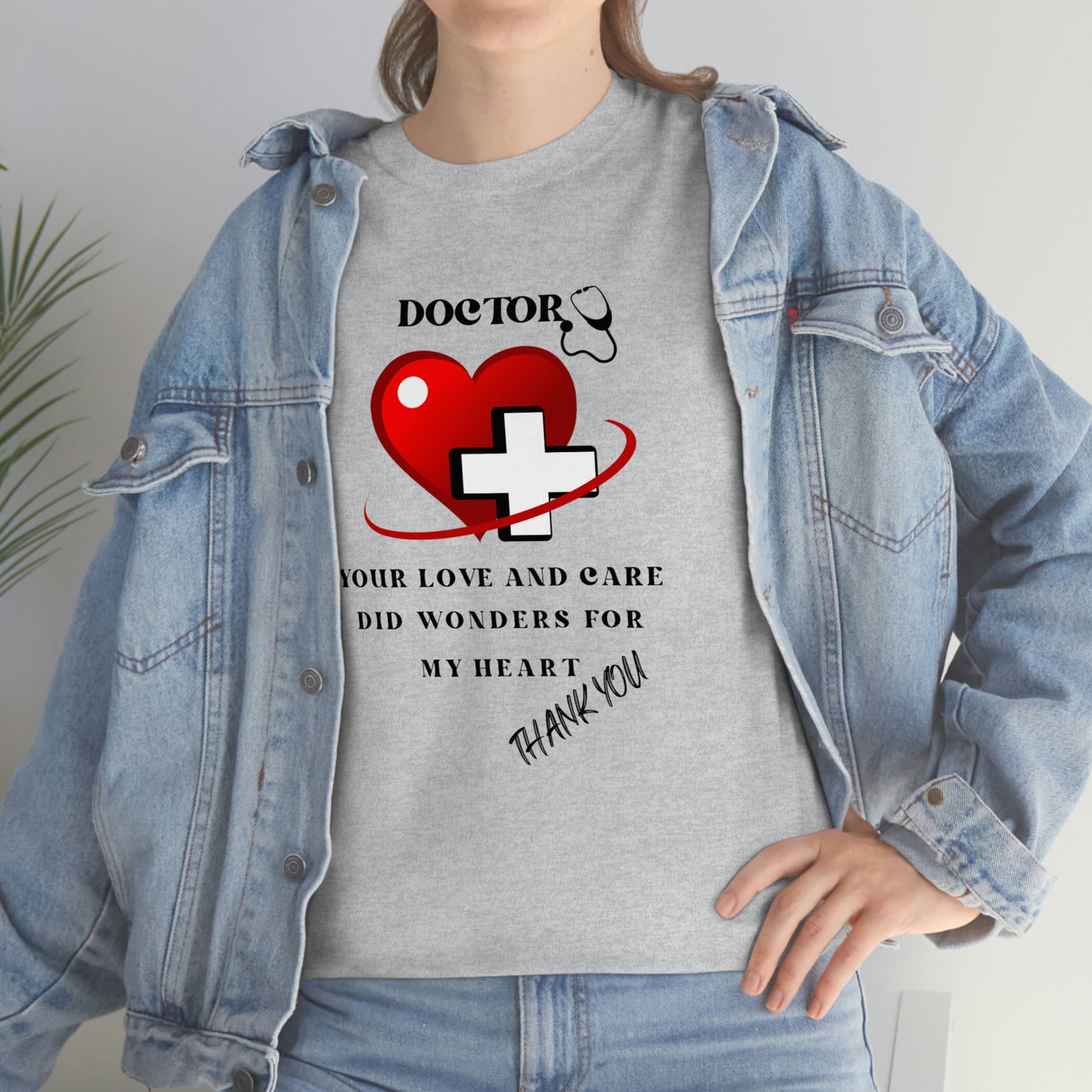 Medical, CVICU, EKG, Unisex Heavy Cotton Tee