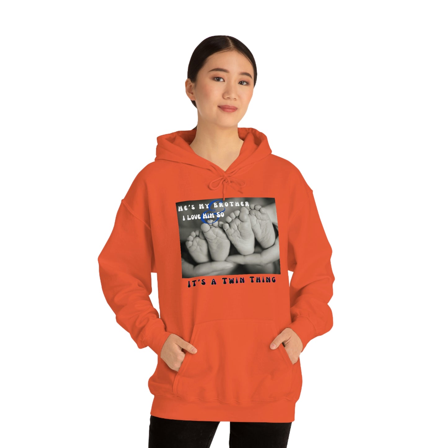 Twin, Unisex Heavy Blend™ Hooded Sweatshirt