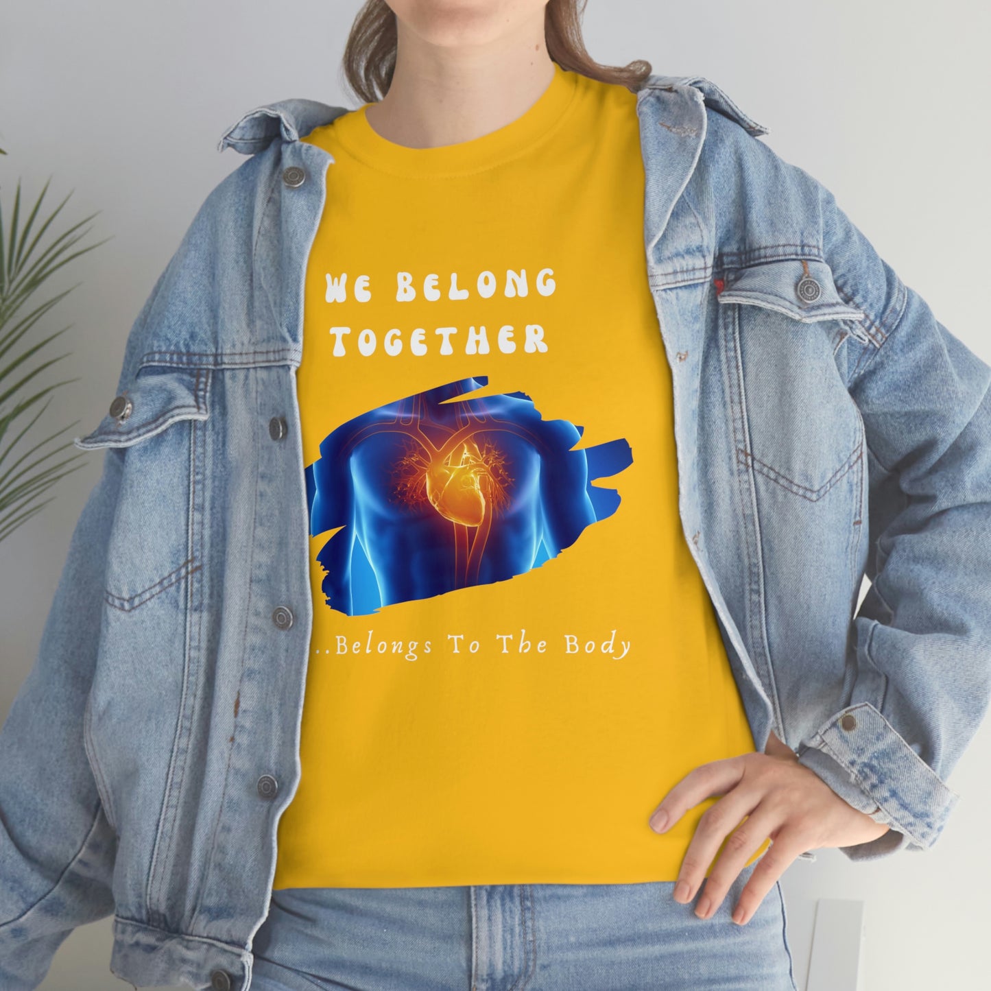 Stronger Together, Love, Unisex Heavy Cotton Tee