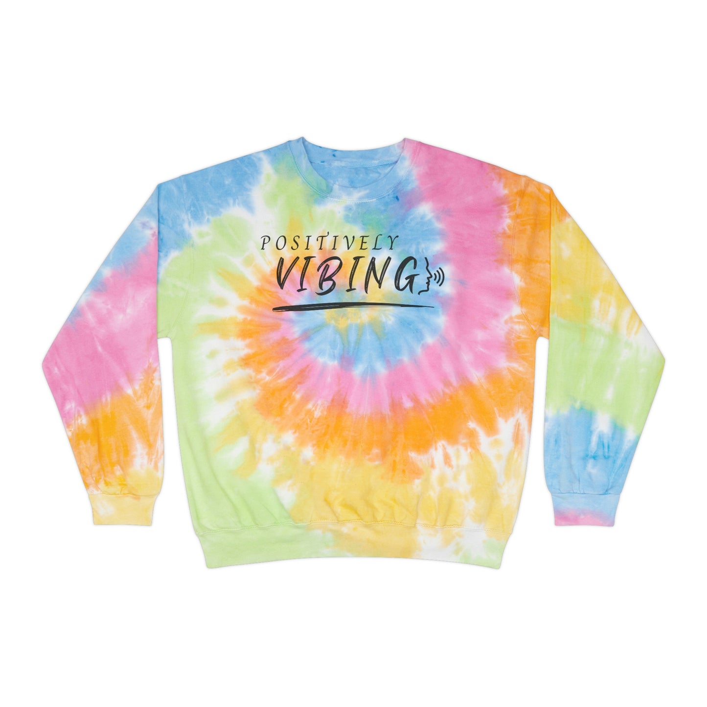 Vibe, Unisex Tie-Dye Sweatshirt