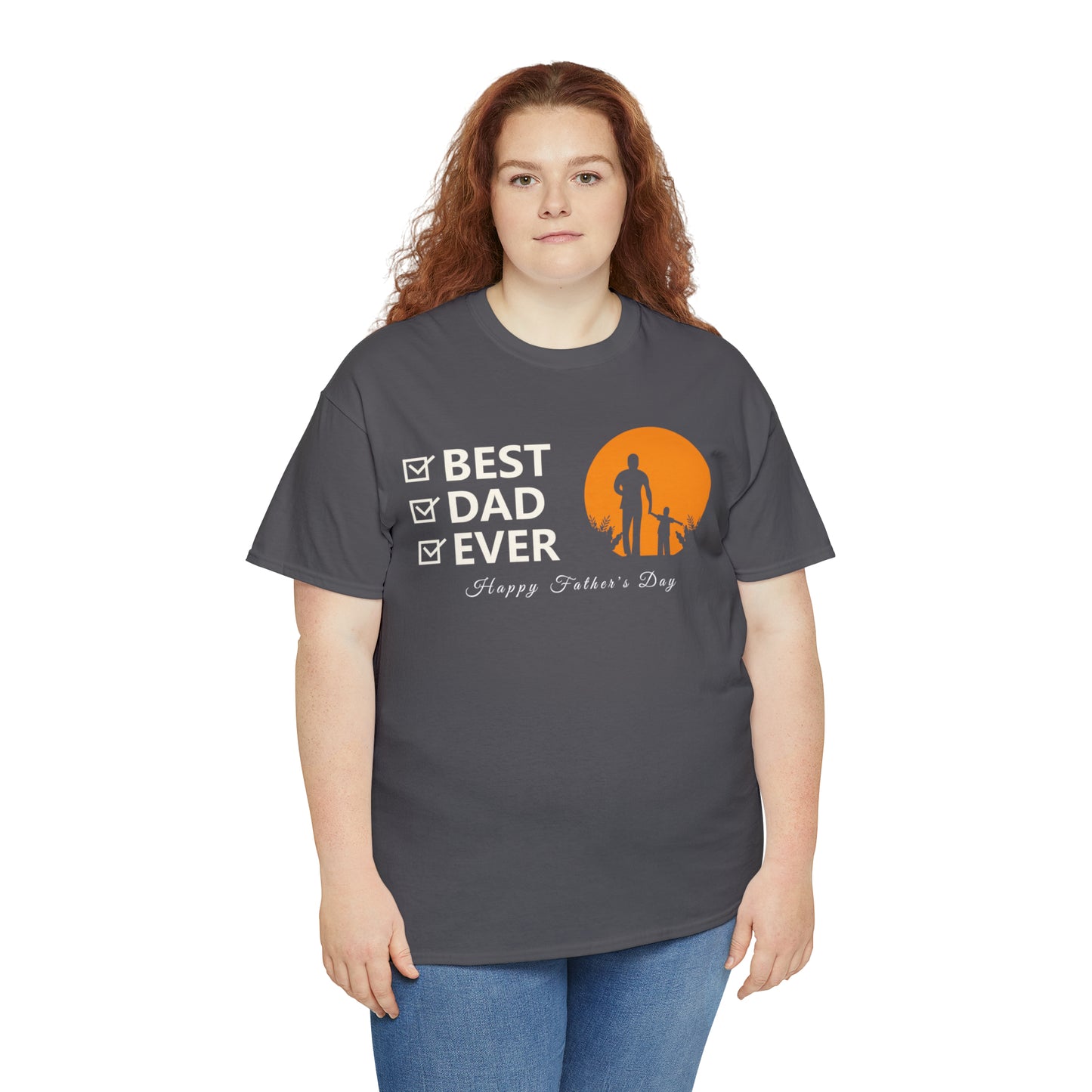 Exotic Print Father's Day Unisex Heavy Cotton Tee