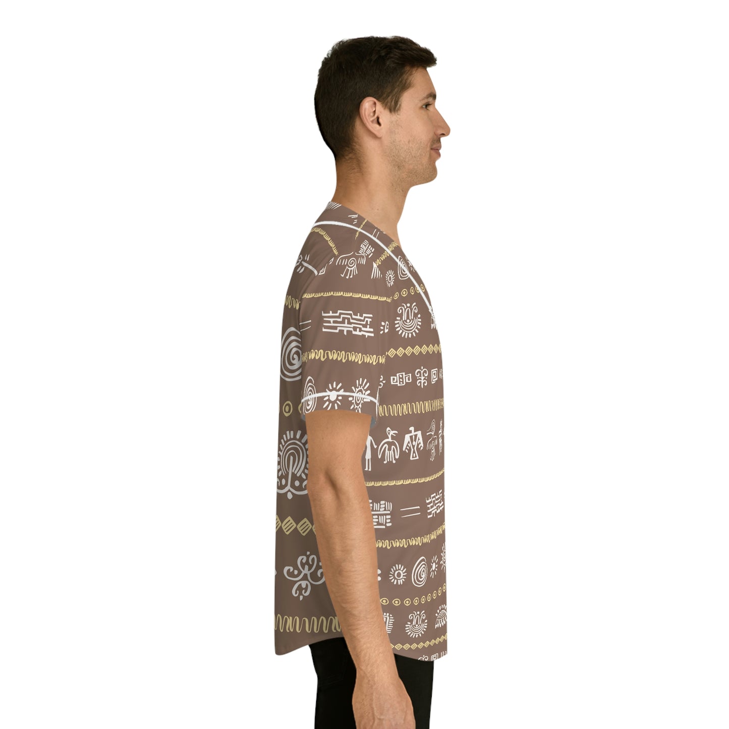 Exotic Print Baseball Jersey