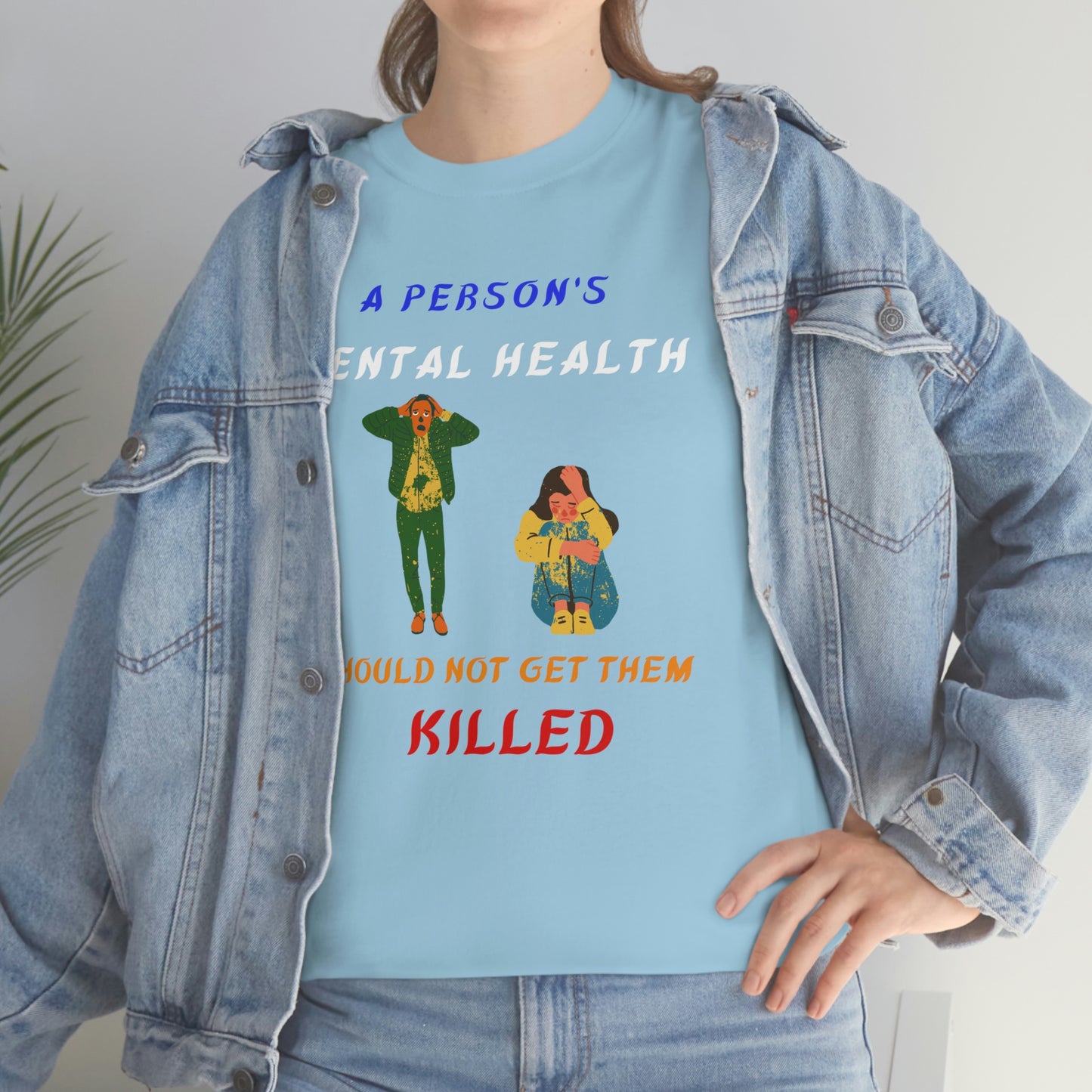 Mental Health Unisex Heavy Cotton Tee