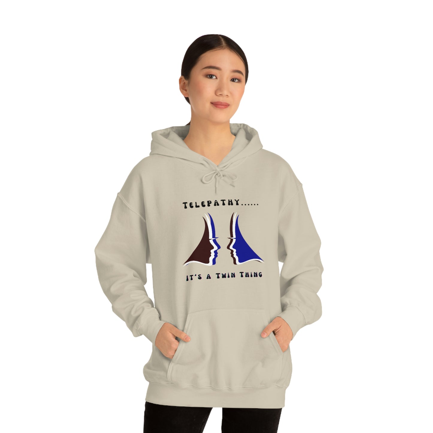 Twin, Unisex Heavy Blend™ Hooded Sweatshirt