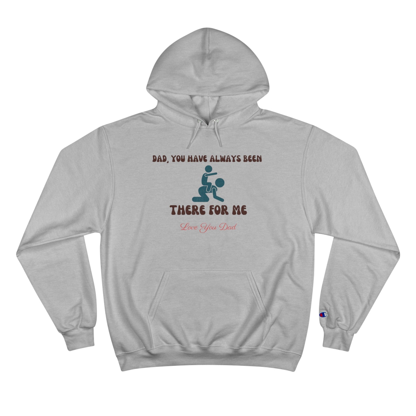 Exotic Print Fathers Day Champion Hoodie