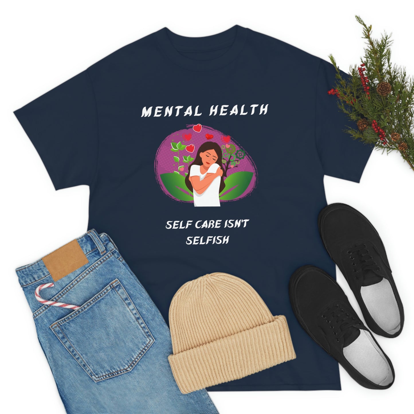 Mental Health Unisex Heavy Cotton Tee