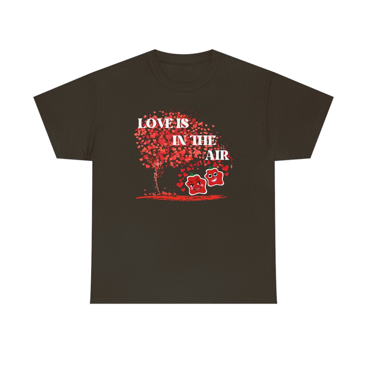 Love Is In The Air Smile Unisex Heavy Cotton Tee